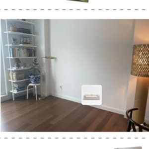 Plop: dragging a sofa onto a room photo